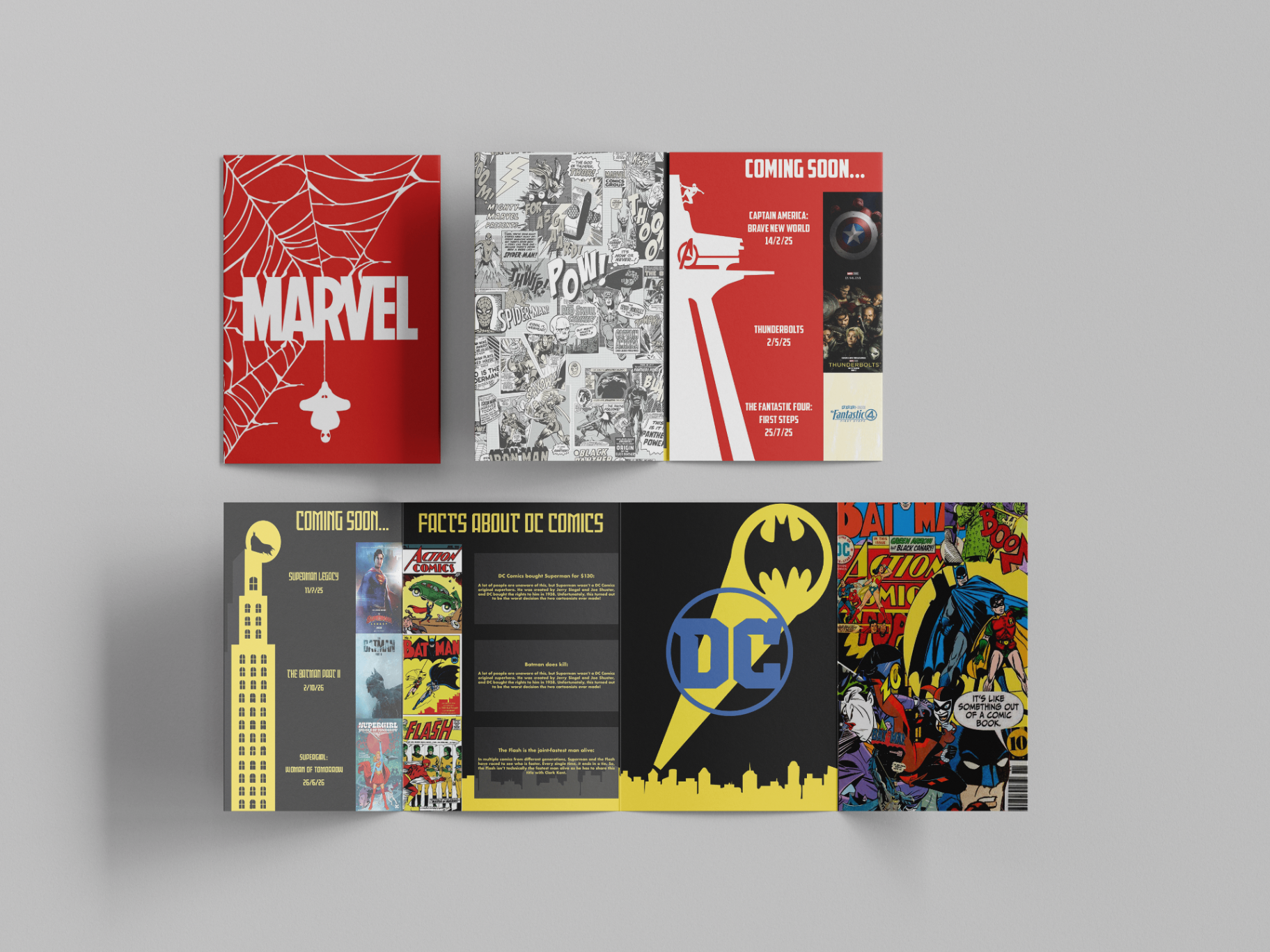 Comic-Con — Panfleto fan made — 1 de 3