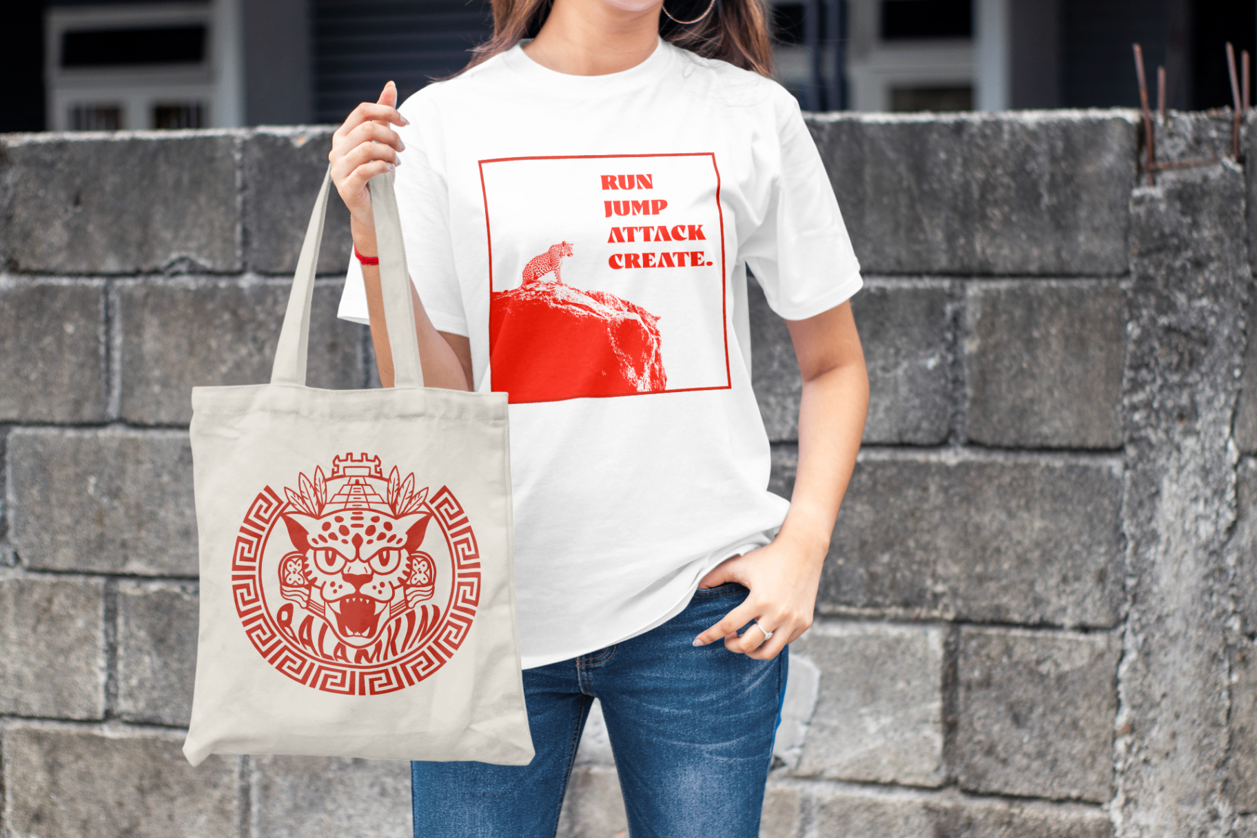 Camisa RUN JUMP ATTACK CREATE