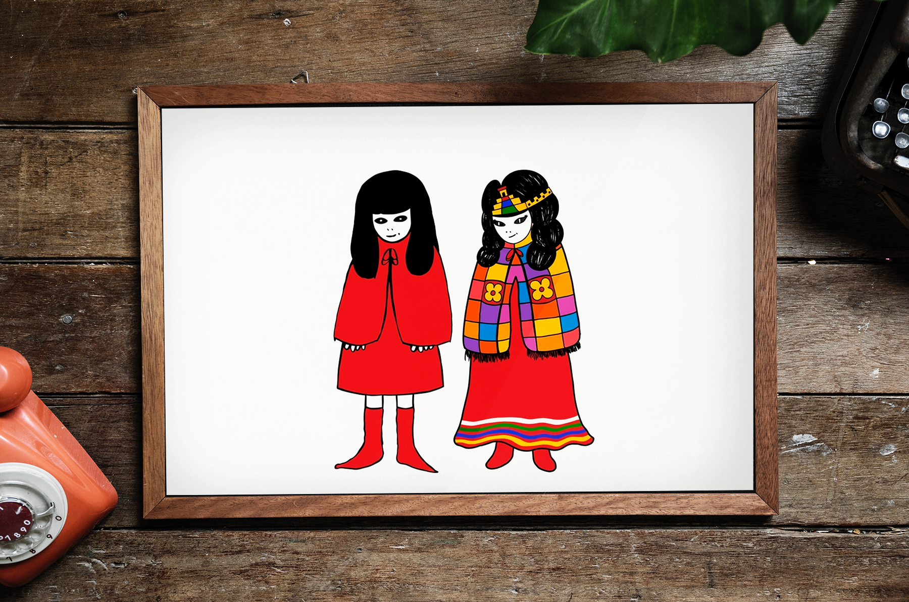 Hermanitas a través del océano — Original